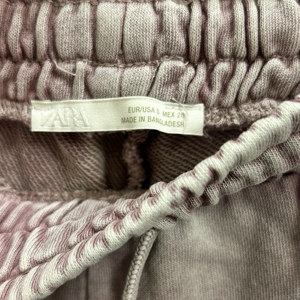 Zara Washed Effects Sweatpant Sweatshirt Set S - Picture 3 of 10